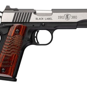 Semi-automatic pistol (1911-style) with a stainless slide and textured wooden grip engraved '250 Years of Freedom'.