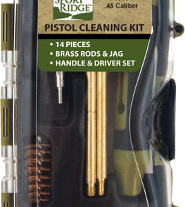 TacShield Sport Ridge 14pc Pistol Cleaning Kit Hard Case 45 Cal