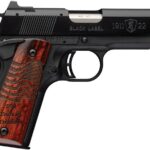 Commemorative 1911 pistol with wooden grip etched “250 Years of Freedom.”