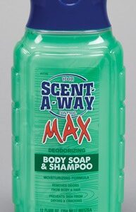 Scent-A-Way MAX Liquid Body Soap & Shampoo 12 oz Bottle