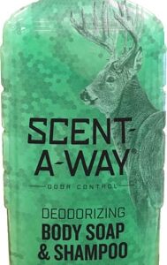 Scent-A-Way MAX Liquid Body Soap & Shampoo 32 oz Bottle