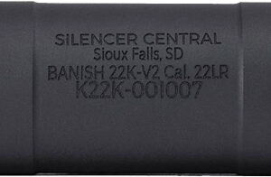 Banish 22K-V2 Direct Thread Suppressor .22 LR Titanium 1/2"x28 Black