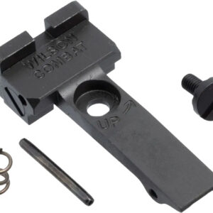 Wilson Combat pistol sight adjustment tool with pin, springs, and a screw.