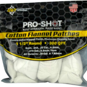Pro-Shot 1 1/2" Round 100% Cotton Patches 300/ct