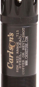 Close-up of a small black cylindrical device with knurled ends and legible white engraving along the side.