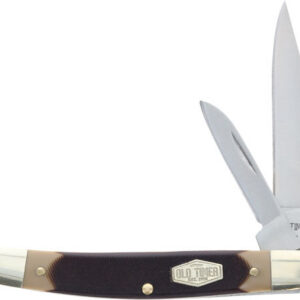 Old Timer Middleman Jack 2 3 5/16" Blade Black and Brown
