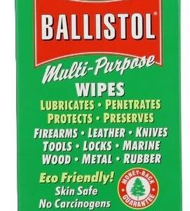 Ballistol Multi-Purpose Oil Wipes 10/ct