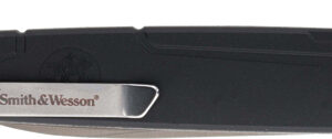 Smith & Wesson KT 24/7 Crossbar Folder Knife 3-1/4" Drop Point Blade Black