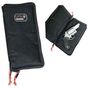 G-Outdoors Large Pistol Sleeve with Locking Zipper - Black