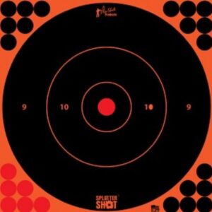 Pro-Shot Splatter Shot 12" Orange Bullseye Target 5/ct