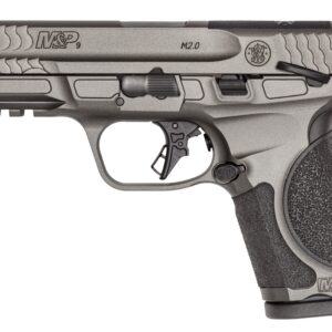 S&W M&P9 M2.0 Metal Optic Ready Compact Handgun 9mm Luger 10rd Magazines(2) 4" Barrel Thumb Safety Load Indicator CA Compliant