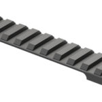 Leupold Picatinny rifle rail segment with multiple slots for mounting optics and accessories