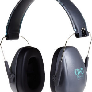 Allen Girls With Guns Assure Low-Profile Earmuffs Gray/Teal/Black -NRR 23db
