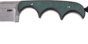 CRKT Minimalist Spear Point Fixed Knife 2-1/8" Spear Point Blade Green