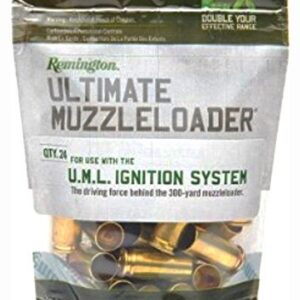 Remington Ultimate Muzzleloader Ignition Source Primed UML Brass Case 24/Bag