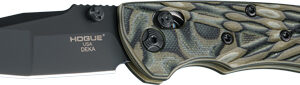 Hogue Deka ABLE Lock Folding Knife 3-1/4" Wharncliffe Blade Black Cerakote Finish G-Mascus Green