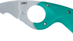 CRKT Bear Claw Fixed Knife 2-2/5" Hawkbill Blade Green