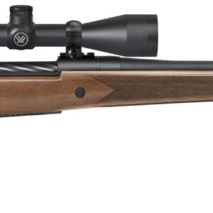 Mossberg Patriot Walnut Vortex Rifle .450 Bushmaster 4rd Capacity 20'' Threaded Barrel Walnut Stock Vortex Crossfire II 3-9x40mm