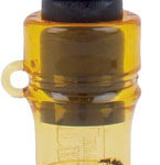 Yellow translucent nail polish bottle with a black cap, labeled 'PRIMOS Power Crow'.