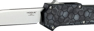 Hogue Compound OTF Automatic Knife 3-1/2" Clip Point Blade G-Mascus Black