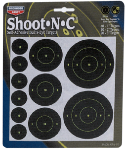 Birchwood Casey Shoot-N-C Targets Assortment 1" 2" & 3" Targets 10/Pack