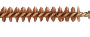 Pro-Shot Benchrest Brass Core/Bronze Bristle Rifle Bore Brush (8/32 Thread) .35 cal
