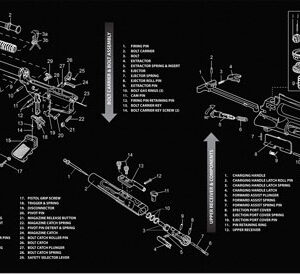 TekMat 12x36 Gun Cleaning Mat - AR-10