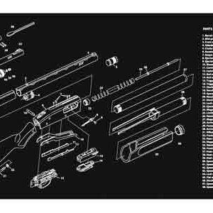 TekMat 12x36 Gun Cleaning Mat - Mossberg Shotgun