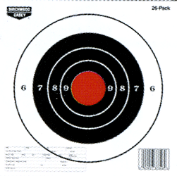 Birchwood Casey Eze-Scorer Targets 8" Round Bull's-Eye Targets 26/Pack