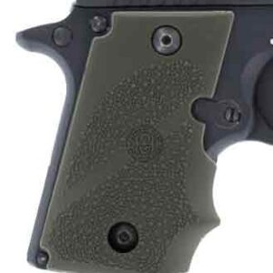 Hogue SIG Sauer P238 Rubber Grip with Finger Grooves OD Green