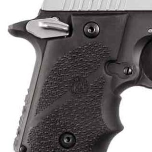 Hogue Ambi Safety Rubber Grip with Finger Grooves for SIG Sauer P238 Black