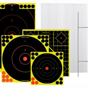 Birchwood Casey Sharpshooter Stand & Target Kit - 4 Targets 54 Pasters
