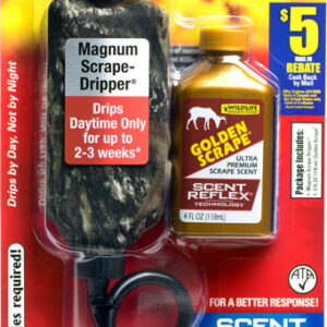 Wildlife Research Magnum Scrape Dripper Combo with Golden Scrape 4 oz Bottle