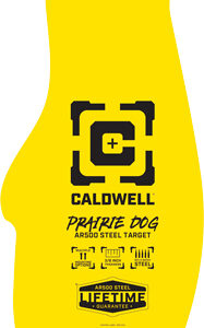 Caldwell AR500 Prairie Dog Steel Hanging Target Yellow