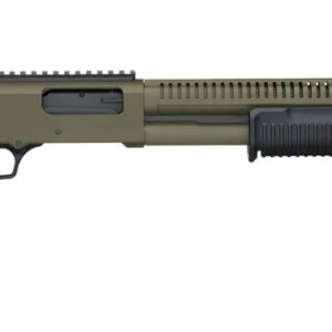 Mossberg 590R Stand-Off OD Green Cerakote Shotgun 12ga 3" Chamber 6rd Capacity 18.5" Barrel Adjustable Stock