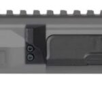 Gray AR-style upper receiver with Picatinny rail on top, forward assist, and ejection port in profile