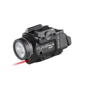 Streamlight TLR-8 HL-X Sub Handgun Weapon Light for SIG P365/XL Closed Rail Systems 1000 Lumens Black