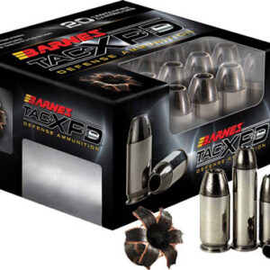 Barnes TAC-XPD Defense Handgun Ammunition 9mm Luger(+P) 115 gr XPD 1125 fps 20/box