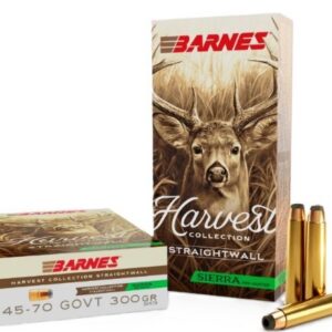 Barnes Harvest Collection Sierra Pro-Hunter Ammunition 45-70 Govt 300gr FN 2215 fps 20/ct