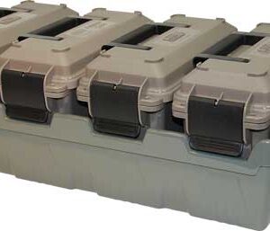 MTM 4-Can 30 Cal Ammo Crate FDE Cans ODG Tray