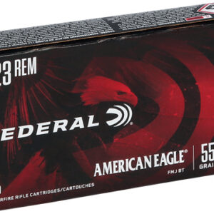 Federal American Eagle Rifle Ammunition .223 Rem 55 gr FMJBT 3240 fps 20/rd