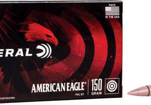 Federal American Eagle Rifle Ammunition .308 Win 150 gr FMJBT 2820 fps - 20/box