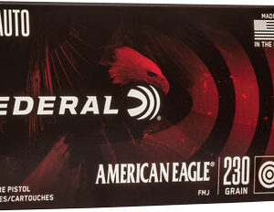 American Eagle Handgun Ammunition .45 ACP 230 gr FMJ 890 fps 50/ct