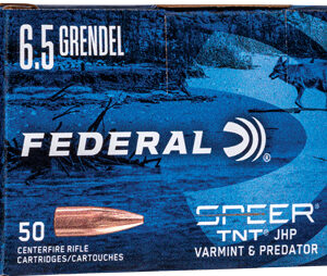 Federal American Eagle Varmint & Predator Rifle Ammunition 6.5 Grendel 90 gr JHP 50/ct