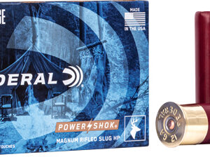 Federal Power-Shok Rifled Slug 12 ga 3" MAX 1 1/4 oz Slug 1600 fps - 5/box