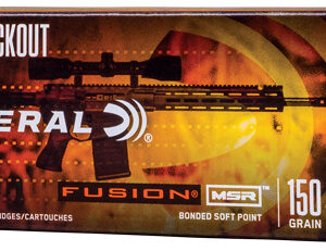 Federal Fusion MSR Rifle Ammunition .300 Blackout 150 gr SP 1900 fps 20/ct