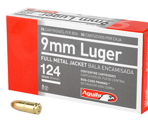 AGUILA 9MM LUGER 124GR FMJ-RN