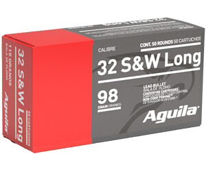 Aguila Handgun Ammunition .32 S&W Long 98 gr LRN 705 fps 50/ct