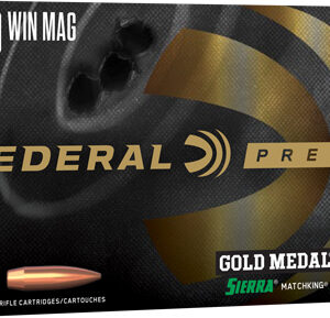 Federal Premium Gold Medal Sierra MatchKing Rifle Ammunition .300 Win Mag 190 gr BTHP 2900 fps - 20/ct