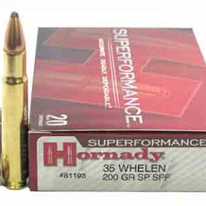 Hornady Superformance Rifle Ammunition .35 Whelen 200 gr SP 2910 fps - 20/box
